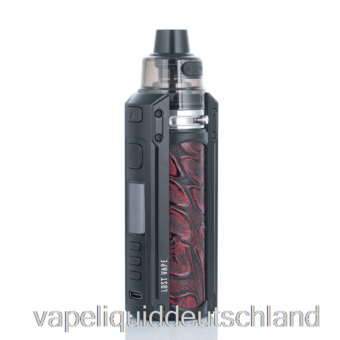 Lost Vape Ursa Quest 100 W Pod Mod Kit Schwarz / Ukiran Leder Vape Liquid